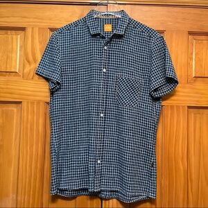 “Boss Orange” Hugo Boss Linen Blend Shirt Medium